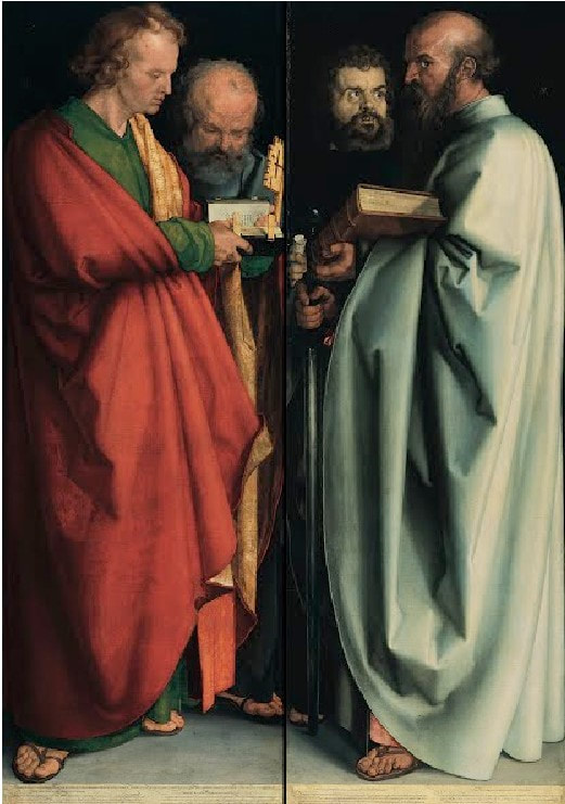 picture of a painting by Durer